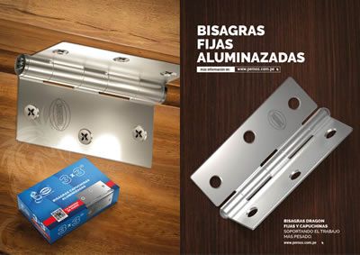 BISAGRA FIJAS ALUMINIZADAS DRAGON 2.1/2