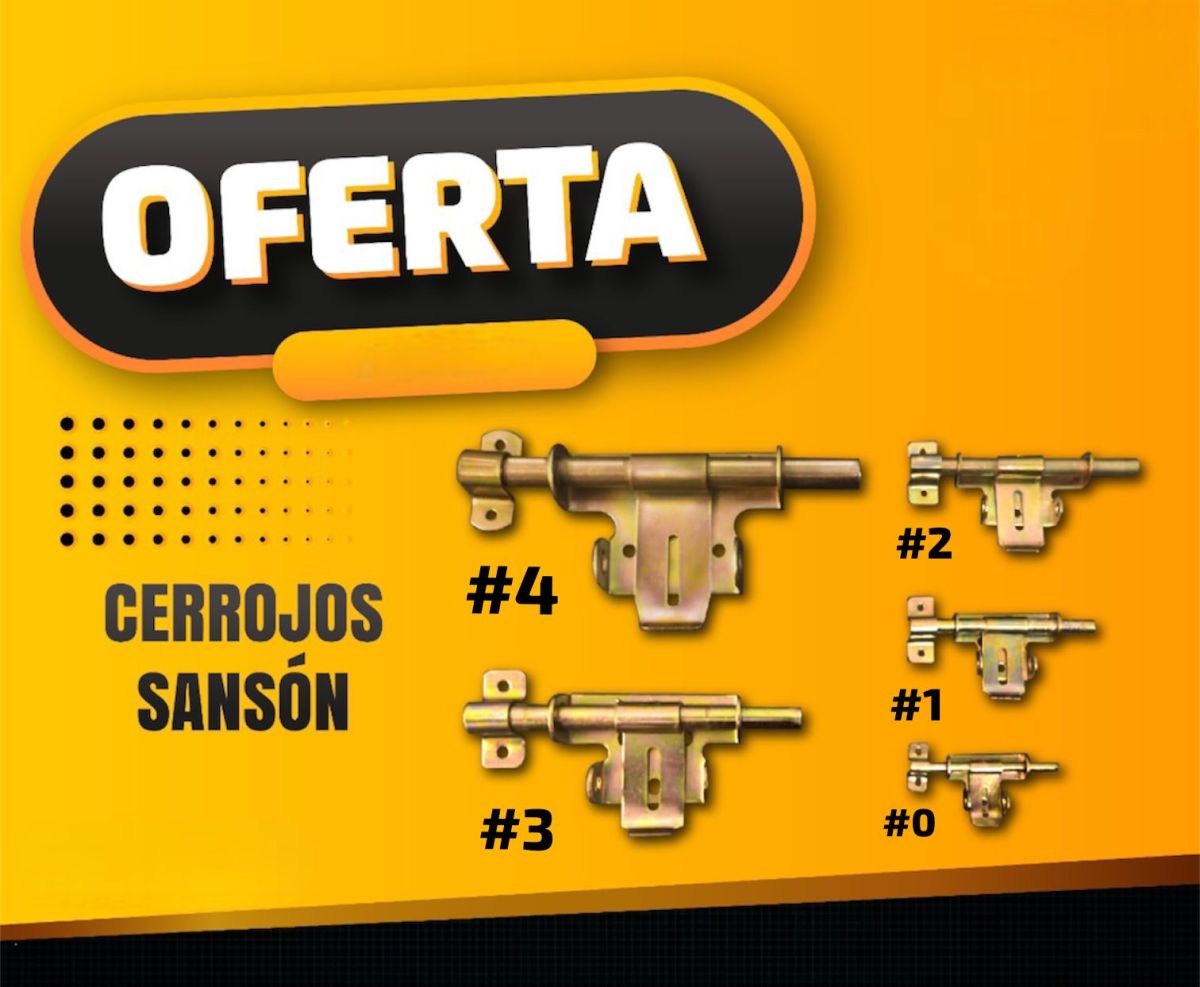 CERROJO SANSON # 0 BEBITO 1/4