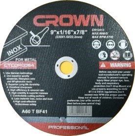 DISCO DESBASTE 9 X 1/4 X 7/8 CROWN