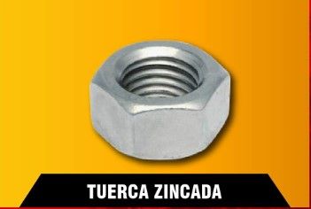 TUERCA HEX 1/4 HC G-2 ZINC