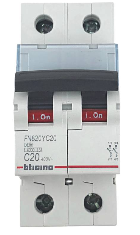 INTERRUPTOR TERMOMAGNETICO 20A BTICINO