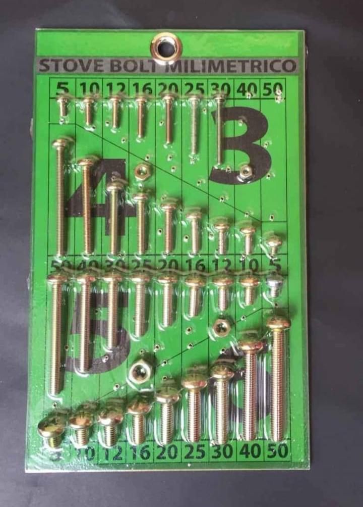 STOVE BOLT M6X25MM