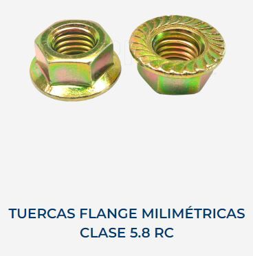 TUERCA FLANGE M14 HF TROP. (P/MOTO)