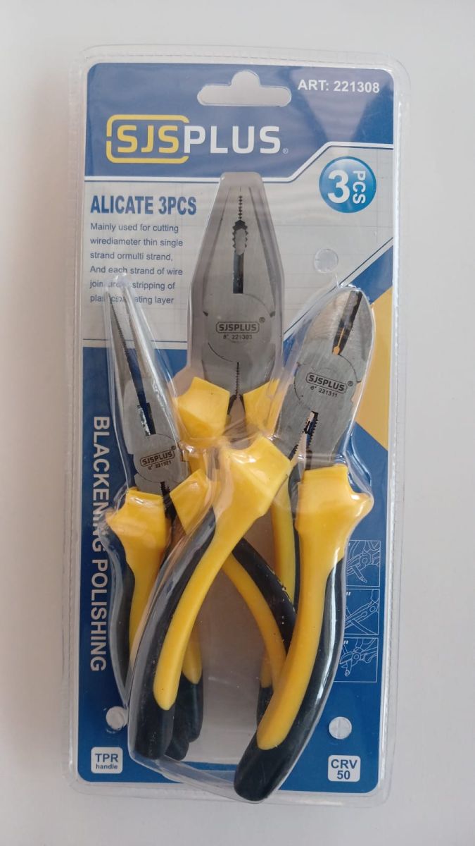  ALICATE SET 3PCS SJSPLUS