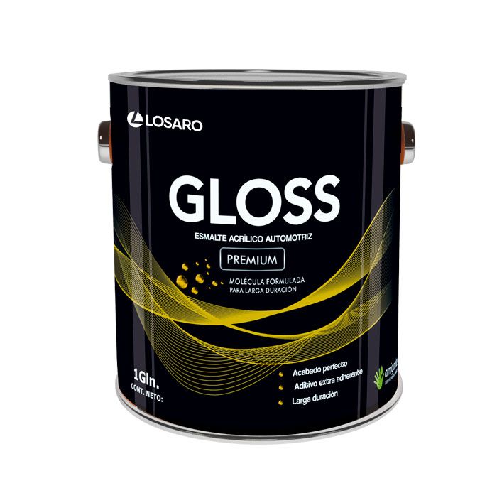 GLOSS NEGRO MATE LOSARO X GLN