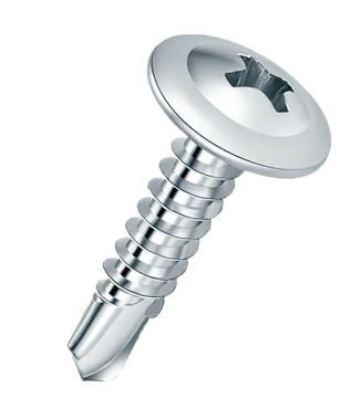 TORNILLO WAFER PUNTA BROCA ZINC 8X1.1/2