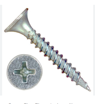 TORNILLO DRYWALL PUNTA FINA ZINC 8X1.1/4