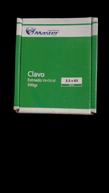 CLAVO DE ACERO 2.1/2 MASTER 63MMX3.5 1KG C25