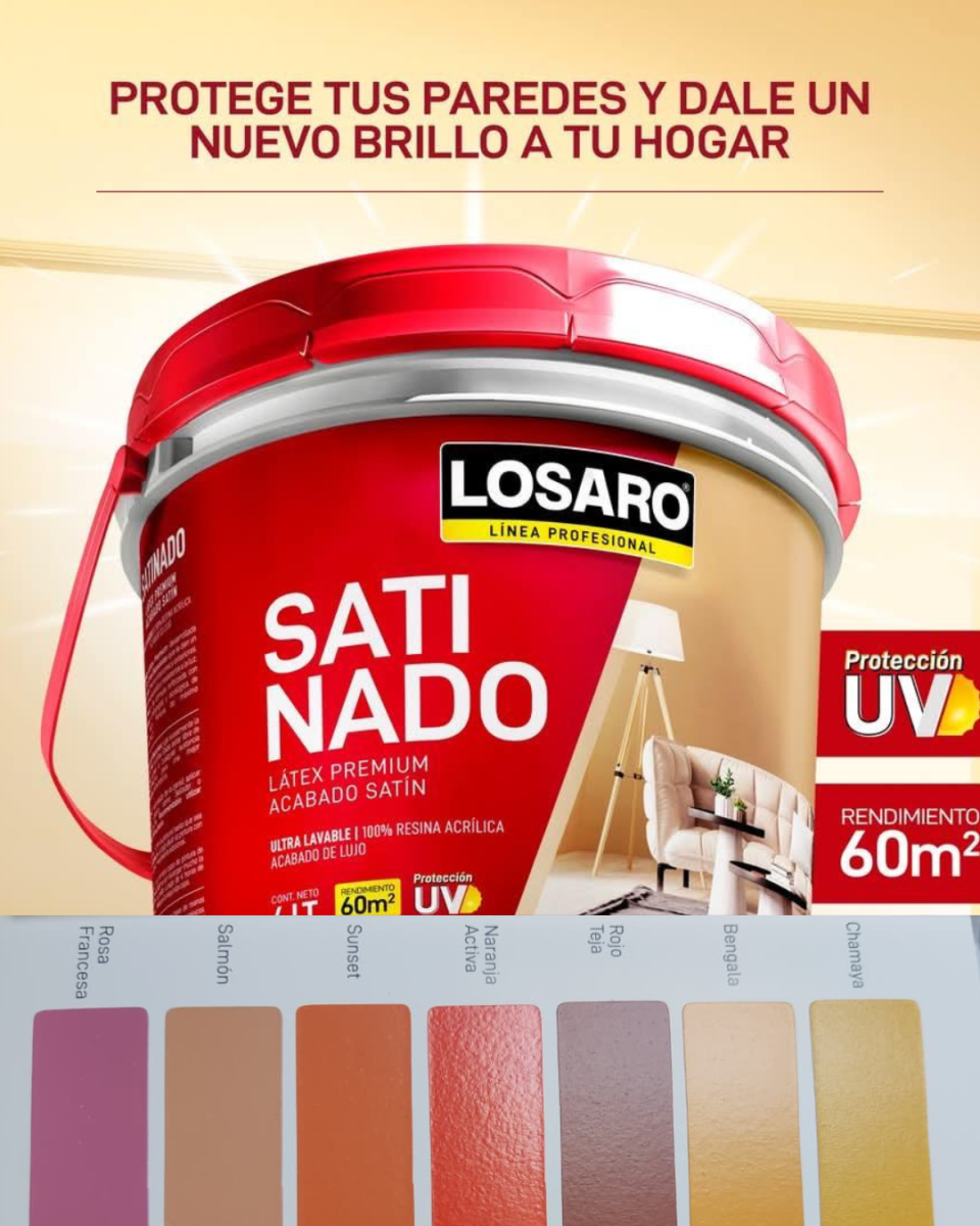 LATEX SATINADO ESPECIAL MAGENTA LOSARO X GLN