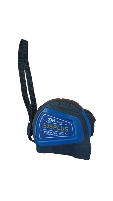 WINCHA 3Mx16MM FUNDA GOMA SJS PLUS 4621