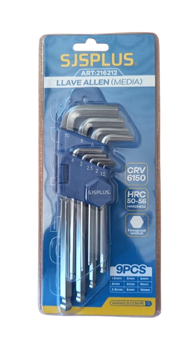 LLAVE ALLEN 9 PCS MEDIA SJSPLUS